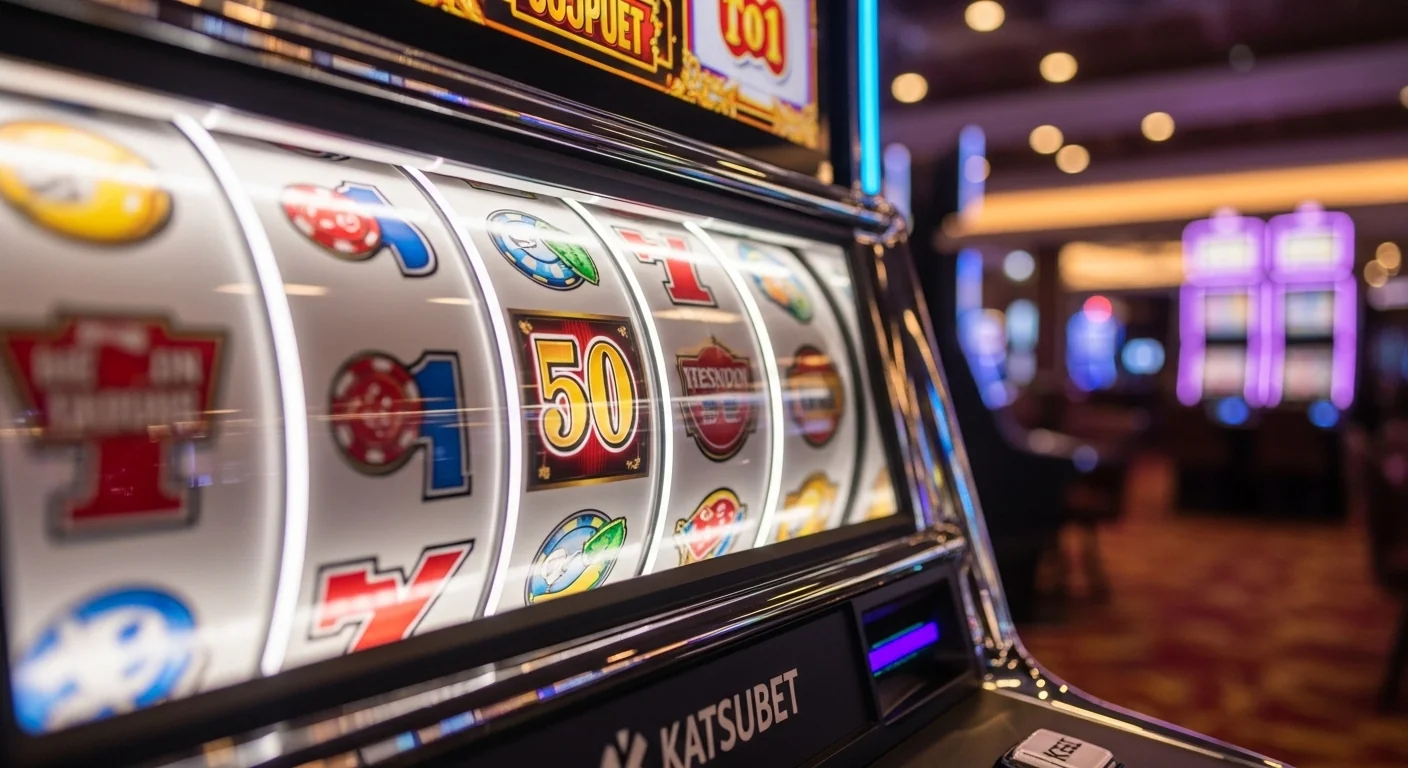 Katsubet casino login screen with modern design